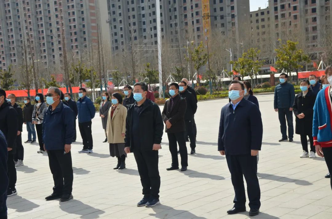 图片[5]-强作风 抗疫情 备高考 共成长——郯城一中举行高三封闭校园特别升旗仪式-郯城一中